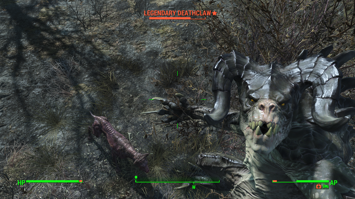 Fallout 4 (Xbox One) screenshot: I thought I could run away...