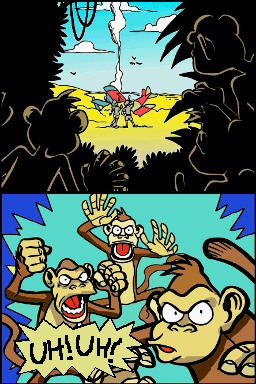 Monkey Madness: Island Escape (Nintendo DS) screenshot: What now?