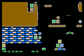 Firefleet (Atari 8-bit) screenshot: Going Deeper