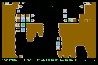 Firefleet (Atari 8-bit) screenshot: Introduction