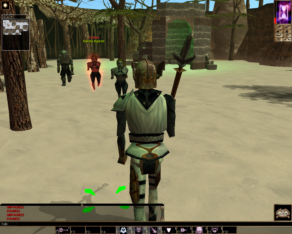 Neverwinter Nights: Kingmaker (Windows) screenshot: Witch's Wake: Even some common enemies use custom models.