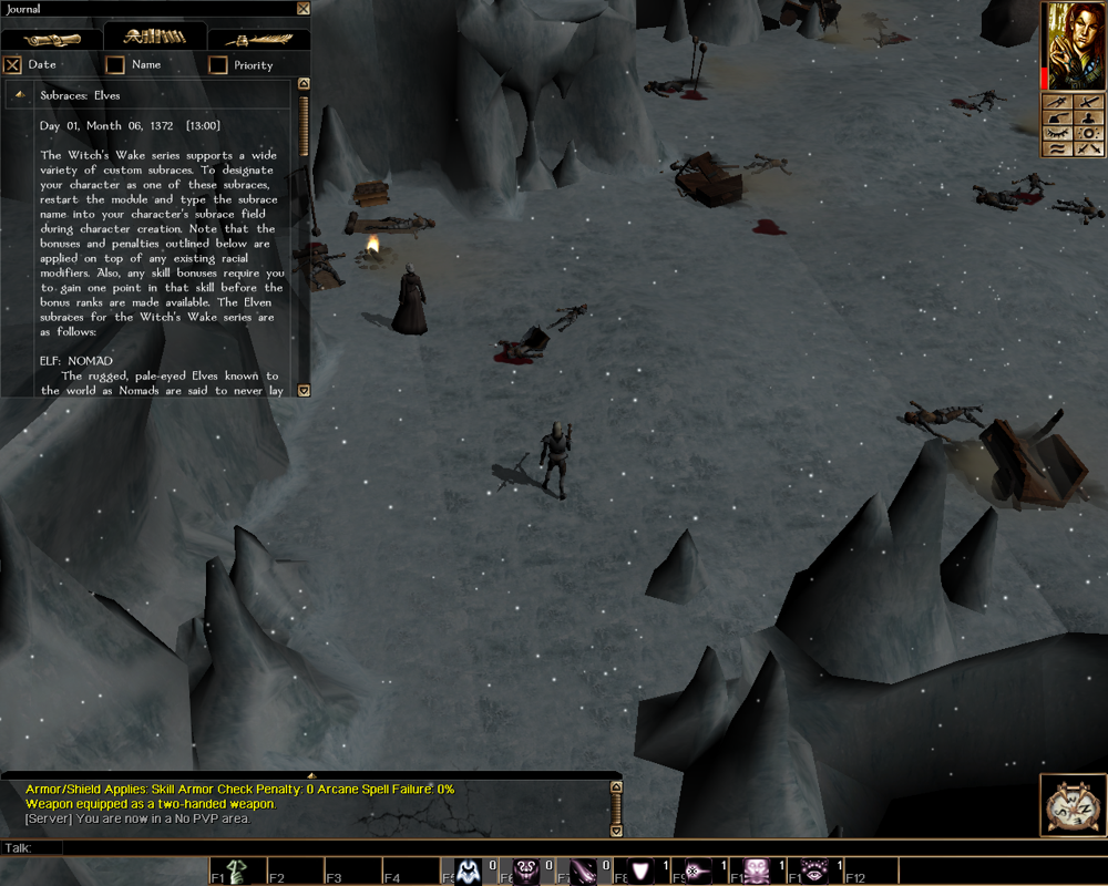 Neverwinter Nights: Kingmaker (Windows) screenshot: Witch's Wake: Custom subraces are available.