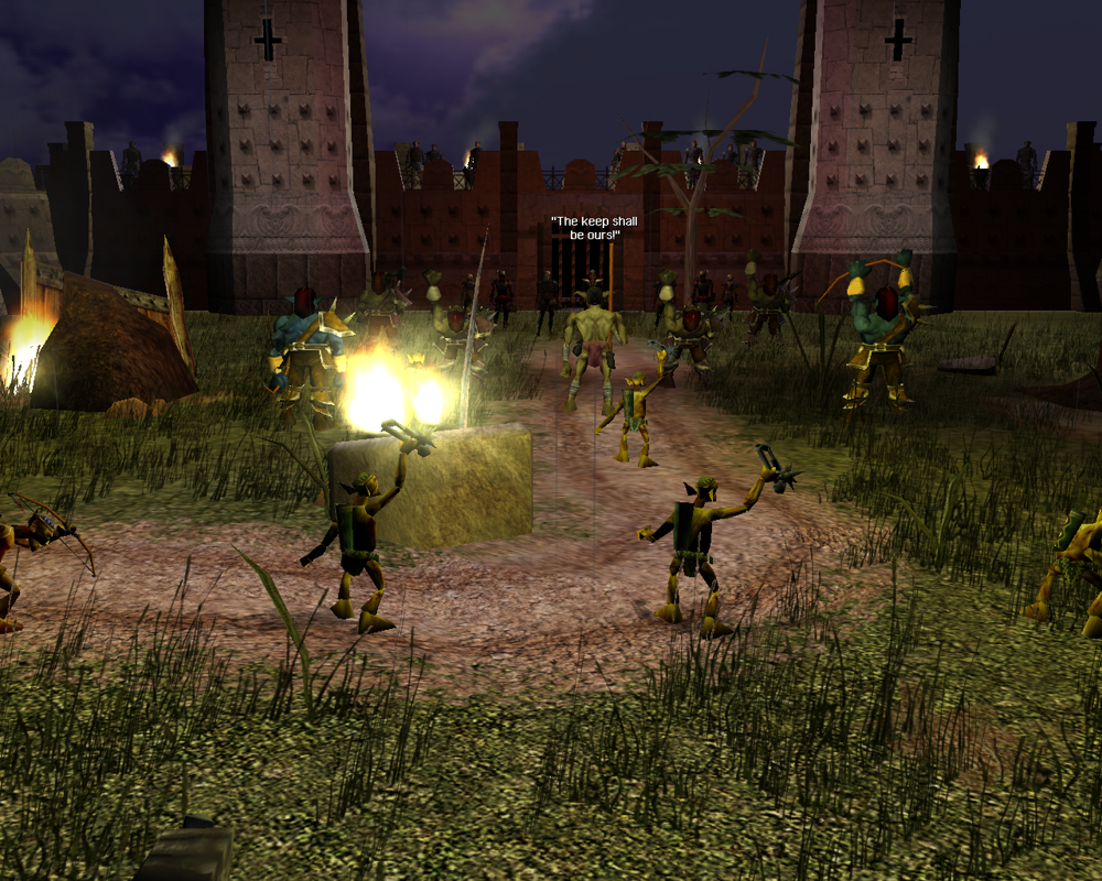 Neverwinter Nights: Kingmaker (Windows) screenshot: Kingmaker: The enemy army ahead.