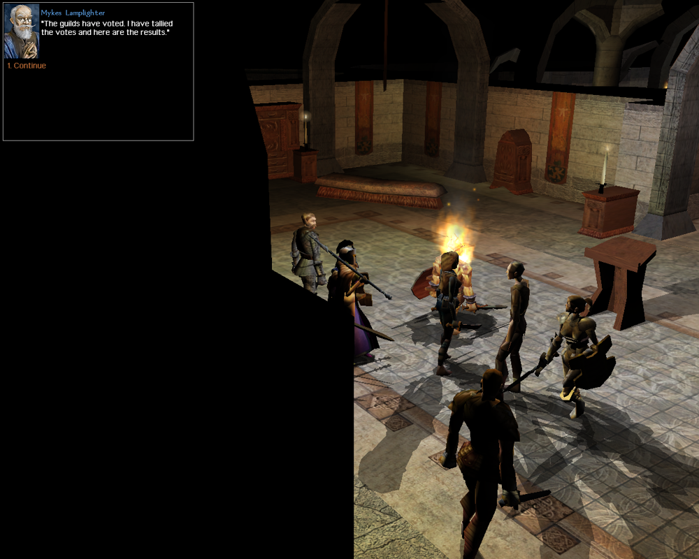 Neverwinter Nights: Kingmaker (Windows) screenshot: Kingmaker: The vote.