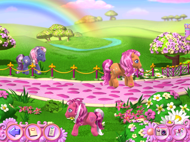 My Little Pony: Best Friends Ball (Windows) screenshot: Wonderful view of the rainbow