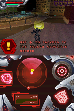 Transformers: Autobots (Nintendo DS) screenshot: Game start