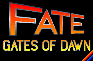 Fate: Gates of Dawn (Amiga) screenshot: Title screen.