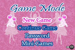 Barbie in The 12 Dancing Princesses (Game Boy Advance) screenshot: Game Mode