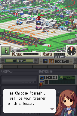 Air Traffic Chaos (Nintendo DS) screenshot: Takeoff Training