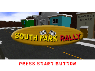 South Park Rally (PlayStation) screenshot: Title screen