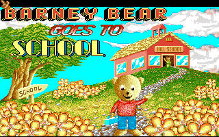 Barney Bear Goes to School (1990) - MobyGames