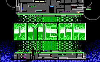 Omega (Apple IIgs) screenshot: Title screen.