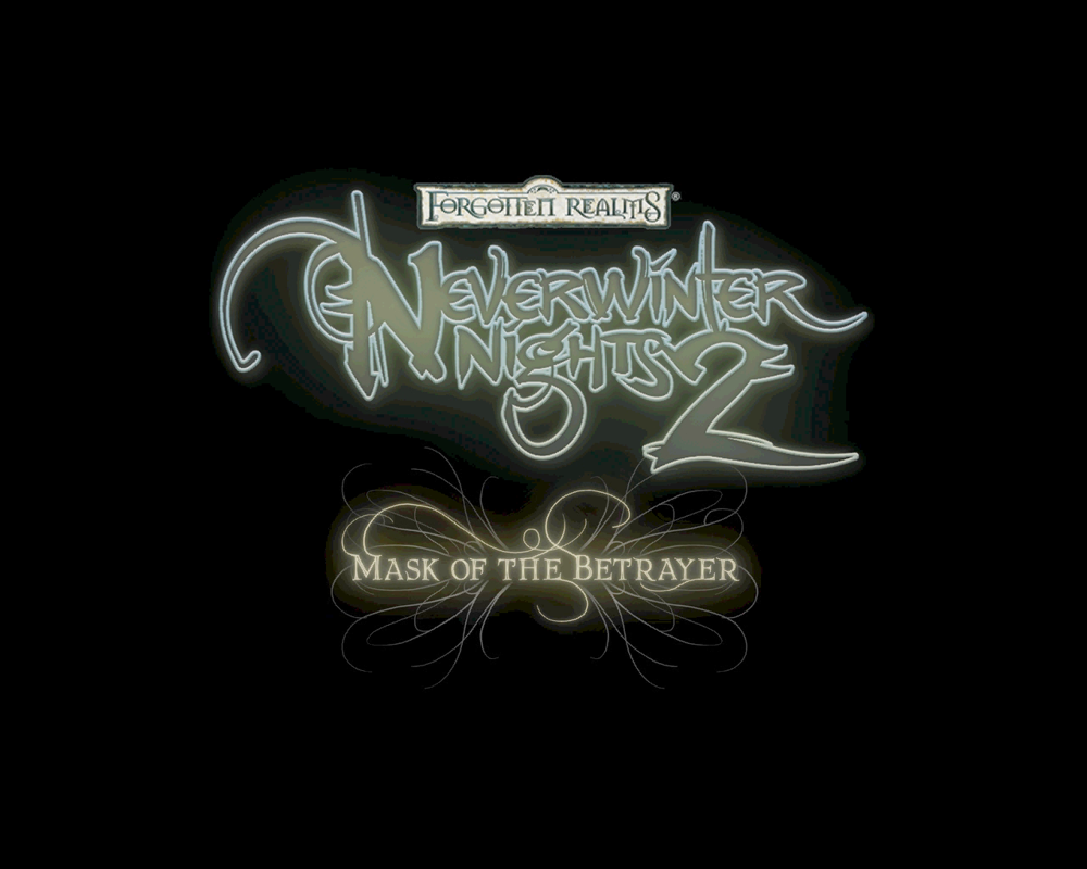 Neverwinter Nights 2: Mask of the Betrayer (Windows) screenshot: Title screen (shown during credits sequence)