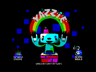 Yazzie (ZX Spectrum) screenshot: Title Screen