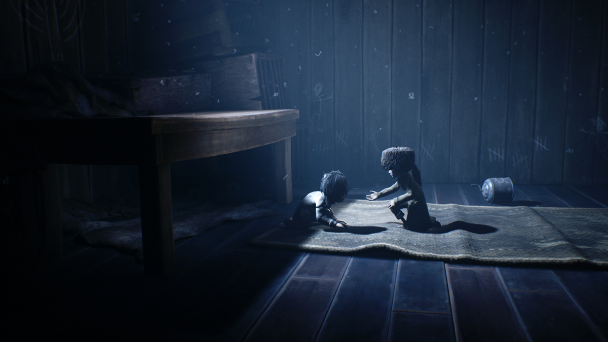 Little Nightmares II (Windows) screenshot: Mono found a friend who will accompany him in the journey