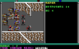Champions of Krynn (DOS) screenshot: fight fight fight