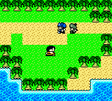 Dragon Warrior Monsters 2: Cobi's Journey (Game Boy Color) screenshot: Cobi and his sister Tara