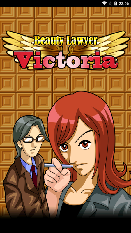 Beauty Lawyer Victoria (Android) screenshot: The Title Screen.
