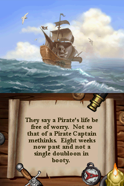 Pirates: Duels on the High Seas (Nintendo DS) screenshot: Intro