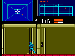 Cyborg Hunter (SEGA Master System) screenshot: Same running animation as in Zillion