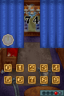 O.M.G. 26 - Our Mini Games (Nintendo DS) screenshot: Memorize the numbers and enter them into the numerical pad