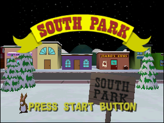 South Park (Nintendo 64) screenshot: Title screen.