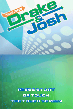 Drake & Josh: Talent Showdown (Nintendo DS) screenshot: Title screen