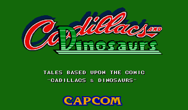 Jogos Antigos Especial - Arcade - Gameplay Multiplayer de Cadillacs And  Dinosaurs 