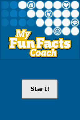 My Fun Facts Coach (Nintendo DS) screenshot: Title screen