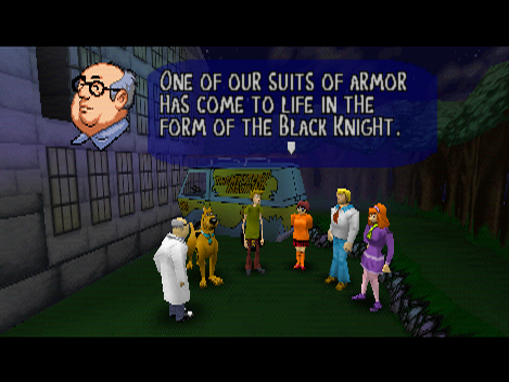 Scooby-Doo!: Classic Creep Capers (Nintendo 64) screenshot: There's a mystery here and we're about to solve it!