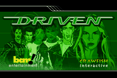 Driven (Game Boy Advance) screenshot: Title screen