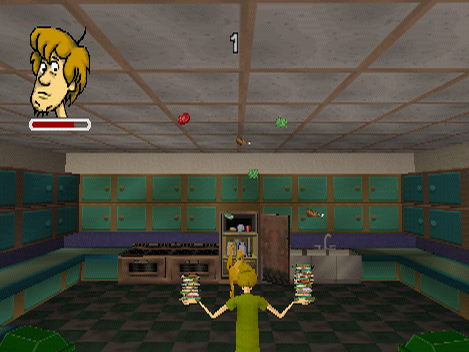 Scooby-Doo!: Classic Creep Capers (Nintendo 64) screenshot: It's nice to see the Sandwich making mini-game make a comeback to the N64.
