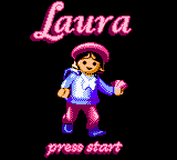 Laura (Game Boy Color) screenshot: Title screen