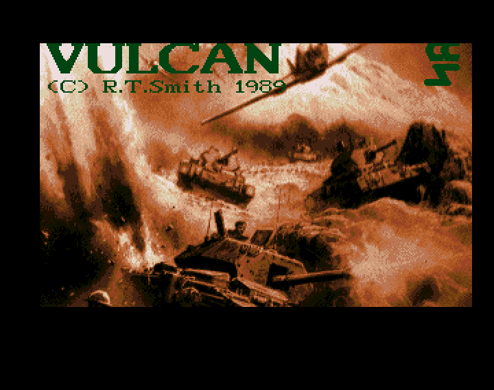 Vulcan: The Tunisian Campaign (Amiga) screenshot: Loading screen