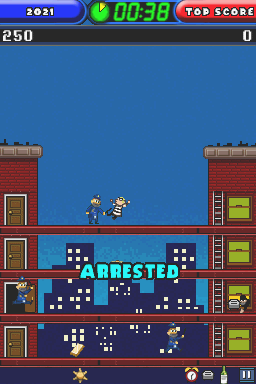 TouchMaster 2 (Nintendo DS) screenshot: Arrested!
