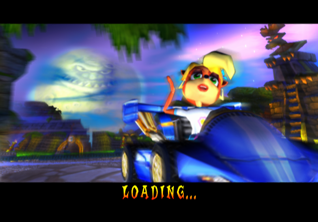 Crash Nitro Kart (PlayStation 2) screenshot: Loading screen 2.