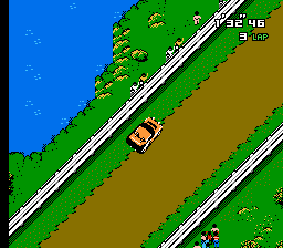 Screenshot of Championship Rally (NES, 1991) - MobyGames