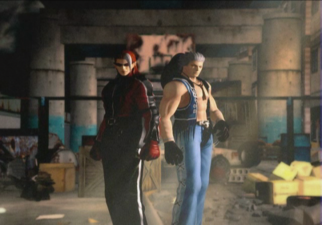 KOF: Maximum Impact (PlayStation 2) screenshot: Intro movie scene.