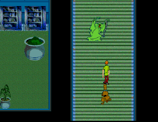 Scooby-Doo! and the Hollywood Horror (Browser) screenshot: Episode 2. That pesky ghost won't let me pass.