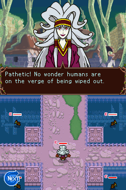 LostMagic (Nintendo DS) screenshot: Mysterious Woman