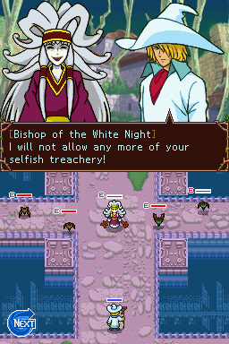 LostMagic (Nintendo DS) screenshot: Bishop of the White Night