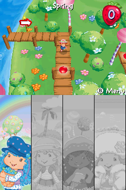 Strawberry Shortcake: The Four Seasons Cake (Nintendo DS) screenshot: Spring