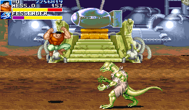 Cadillacs and Dinosaurs (Arcade) screenshot: Last boss