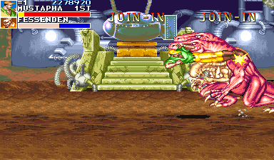 Cadillacs and Dinosaurs (Arcade) screenshot: Last boss second form