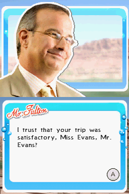 High School Musical 2: Work This Out! (Nintendo DS) screenshot: Mr. Fulton