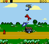 The Adventures of Elmo in Grouchland (Game Boy Color) screenshot: Huxley's Chopper