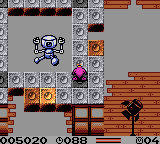 Tiny Toon Adventures: Dizzy's Candy Quest (Game Boy Color) screenshot: Boss fight