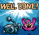 Tiny Toon Adventures: Dizzy's Candy Quest (Game Boy Color) screenshot: Defeated the first boss