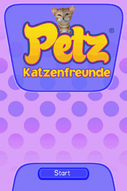 Petz: Catz 2 (Nintendo DS) screenshot: German Title Screen
