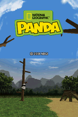 National Geographic Panda (Nintendo DS) screenshot: US Title Screen